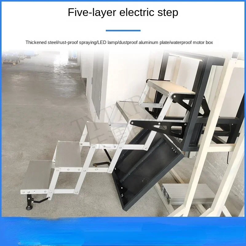 Внедорожный тяжелый грузовик Shandeka Step пятислойный электрический складной прицеп