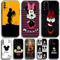 cute mickey minnie mouse for xiaomi redmi 10 9 9t 9a 9c phone case for redmi note 10 10s 10t 9 9s 9t 5g case back coque