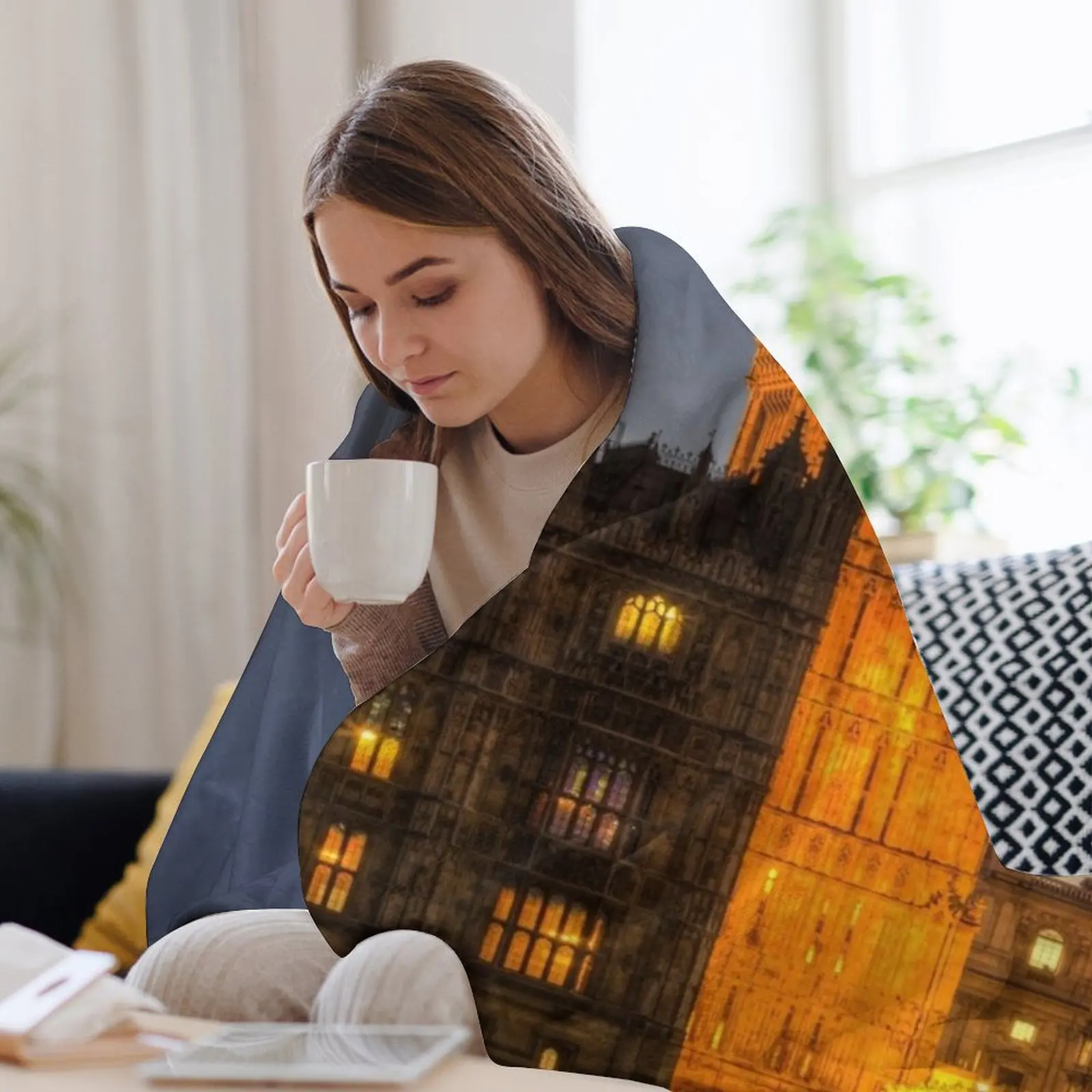 Новое одеяло Westminster и Big Ben спальный мешок постельное белье одеяла