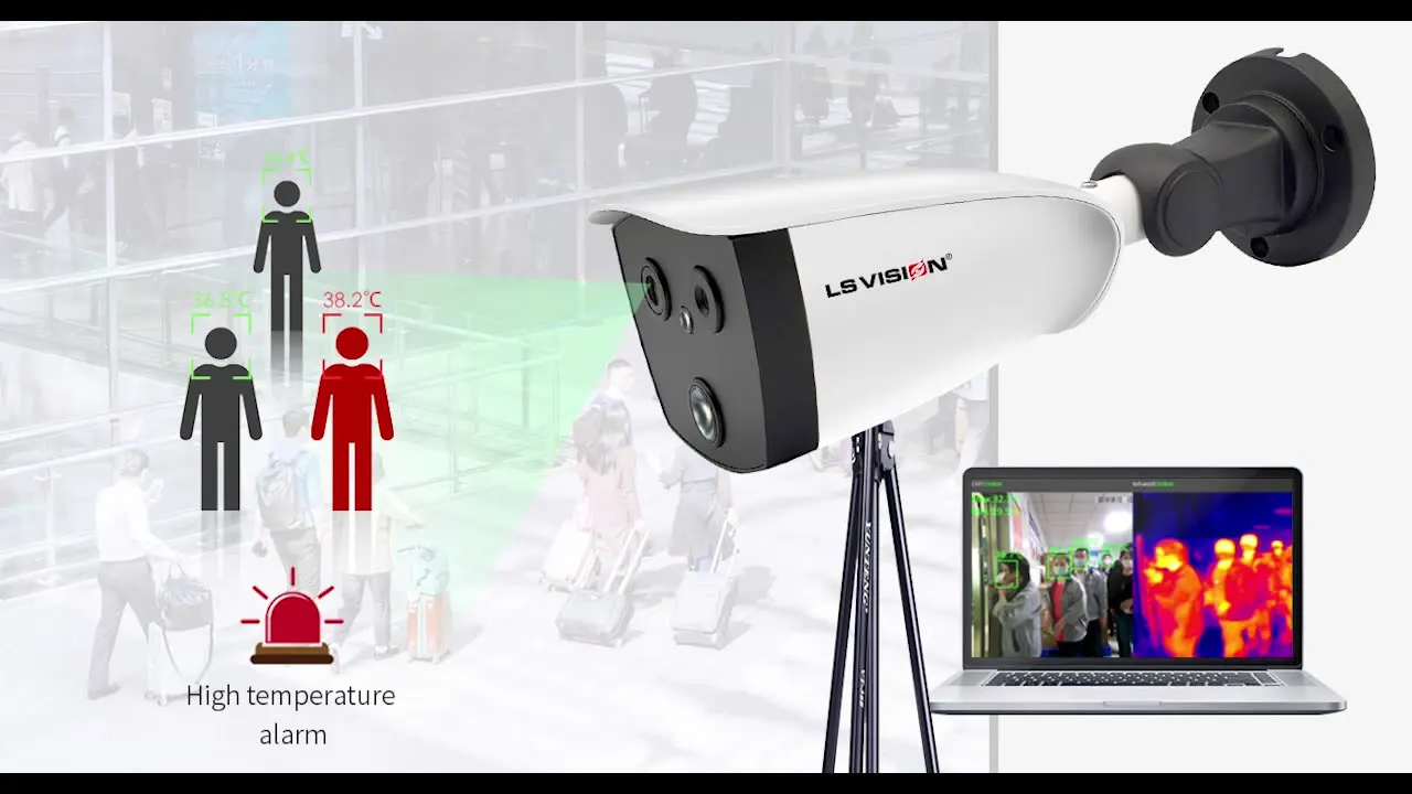 

AI Face Imagination Scanning Recognition Screening Terminal Access Control System Body Scanner Analysic IP Thermal Camera