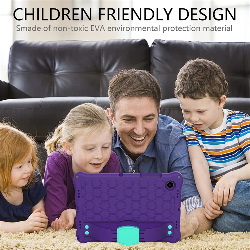 Бронированный чехол для Samsung Galaxy Tab A8 10,5, 2021 дюймов, фототелефон S6 Lite SM- P610 P615, 10,4 дюйма, детский противоударный чехол-подставка для планшета