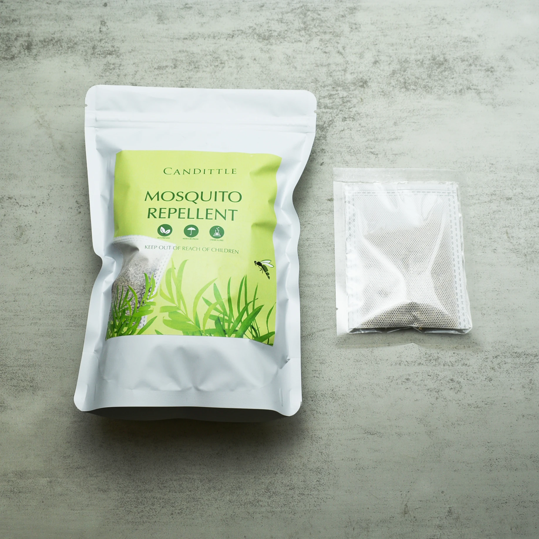 

10 пакетов репеллента от комаров Citronella