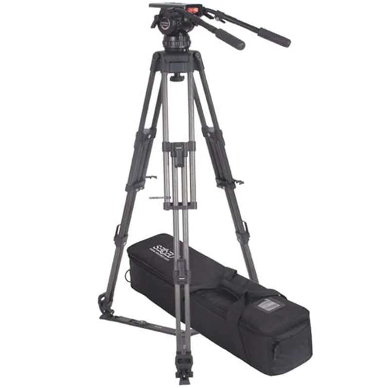 

Photographic Equipment Secced Reach Plus 6 Professional Broadcast Heavy Duty Video Camera Tripod 65KG Payload