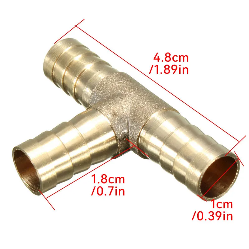 1 шт. высококачественный тройник пневматический латунный фитинг преобразование