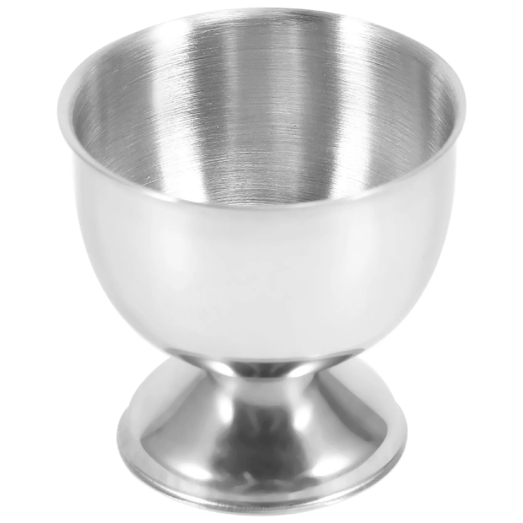 

Egg Cup,Egg Tray Stainless Steel Soft Boiled Egg Cups Holder Stand Dishwasher Safe (4 Packs)