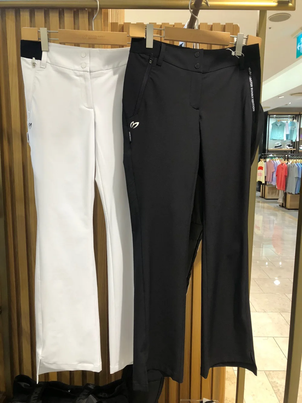 

Golf New Women's Pants Spring/Summer Thin Versatile Fashion Mini Flap Breathable Elastic Fabric Slim Fit Sports Pants