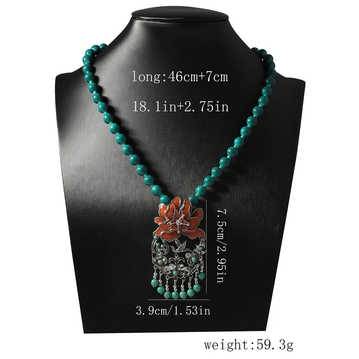 Ожерелье с подвеской из сплава ZAA