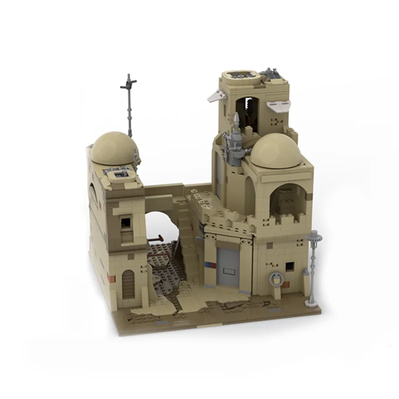 Фото 3187 деталей MOC Коронет Кантина: Модульная архитектурная модель уличной сцены, конструктор, набор для творчества, мега-мини, большая развивающая игрушка, подарок №2