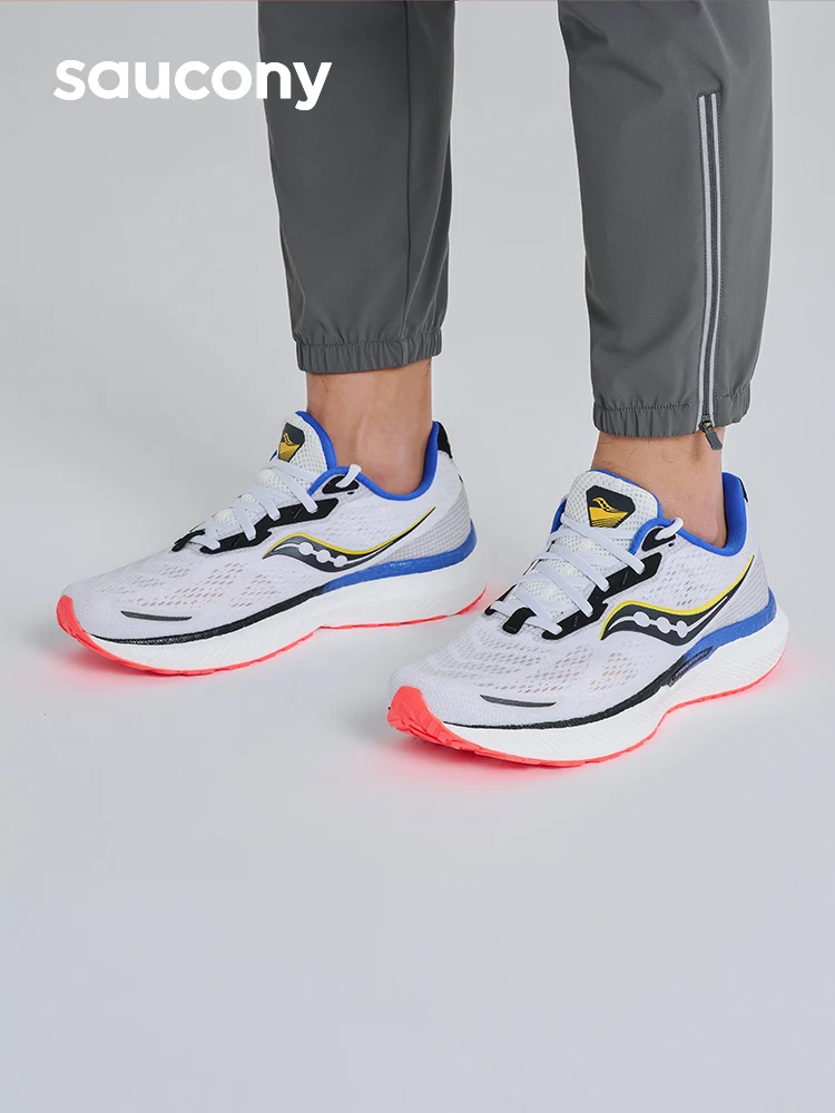 Saucony Classic Triumph 19 Men Shock Absorption Popcorn Outsole Casual Running Shoes Women Runner Jogging Lightweight Sneakers