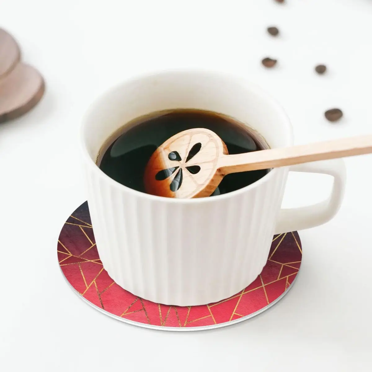 Подставки с эффектом омбре подставки из ПВХ и кожи нескользящий изоляционный