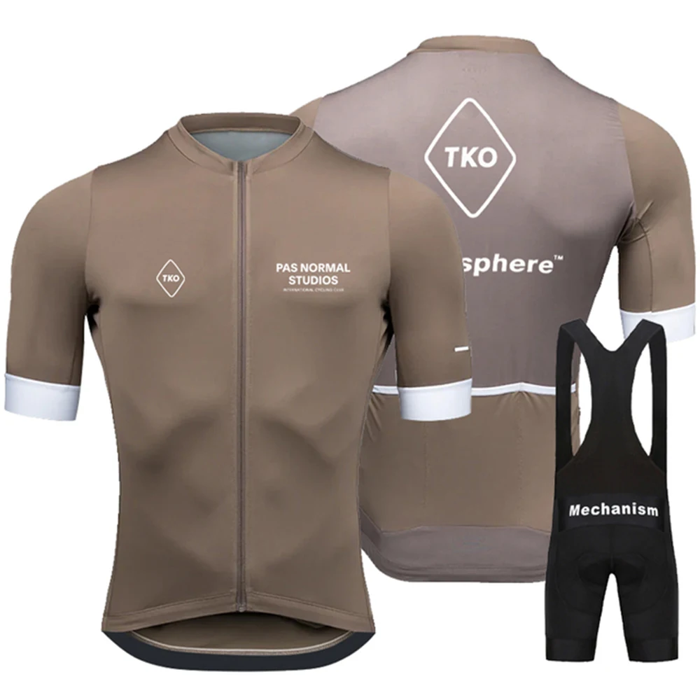 

PNS Summer Cycling Jersey Men's Windproof Mountain Road Cycling Kit Bib Gel Breathable Air Cushion