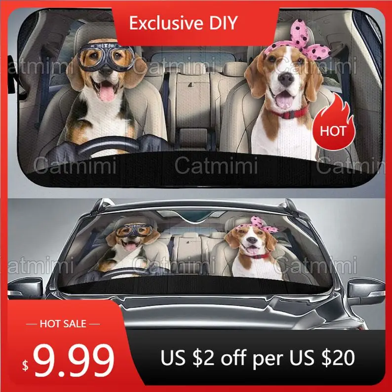 Автомобильный солнцезащитный козырек Beagle