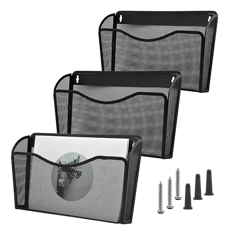 

Подвесная стойка для магазинов с 3 карманами для шкафов, белая доска для офиса и дома