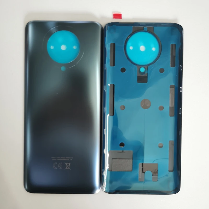 Фото Новинка для POCO F2 Pro, задняя крышка батарейного отсека из закаленного стекла, дверца для корпуса телефона F2 Pro + замена корпуса объектива камеры №3