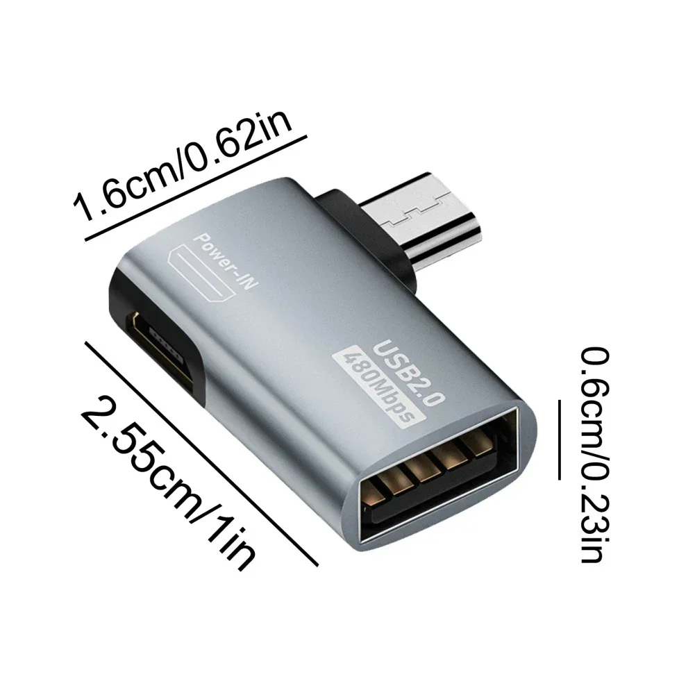 Адаптер OTG для телефона и планшета на Android с подключением Micro-USB к USB 2 0