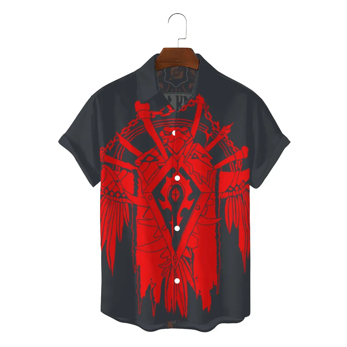 

Horde Unique 3D Shirt World of Warcraft Game Leisure Hawaii Shirts Newest shirt For Adult