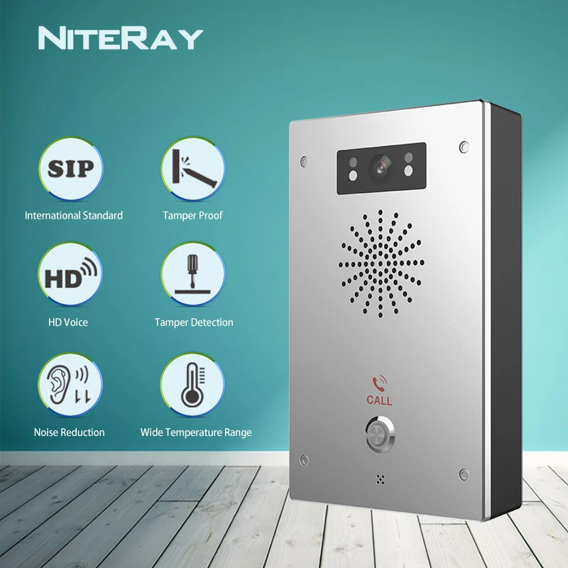 Система видеонаблюдения IP65 SIP проводной видеодомофон домофон дистанционное
