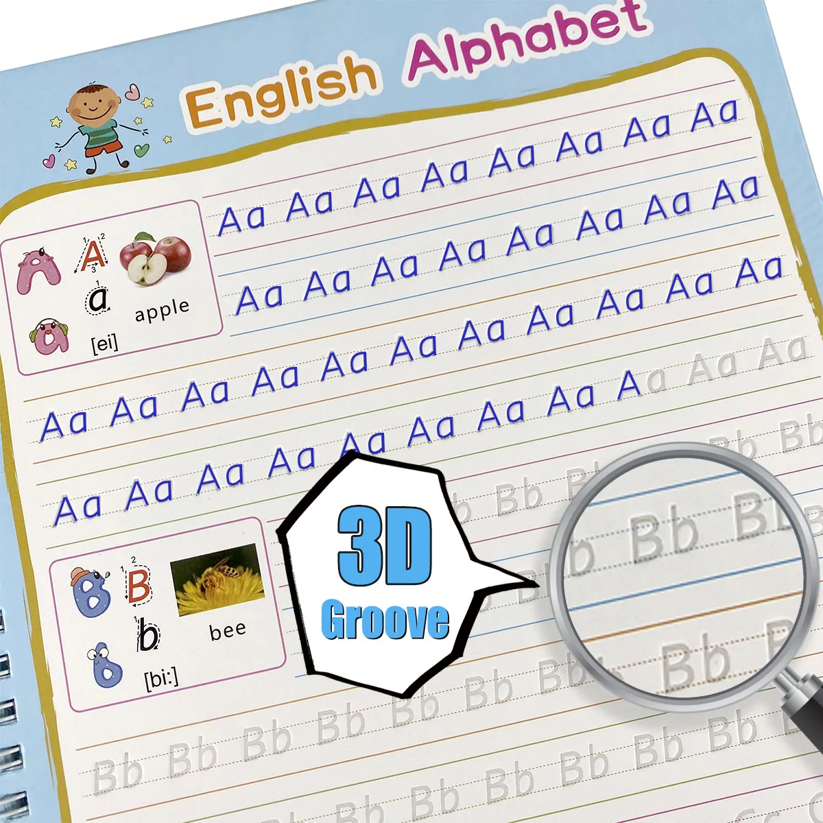 Многоразовая тетрадь для письма и каллиграфии 260x186 мм |