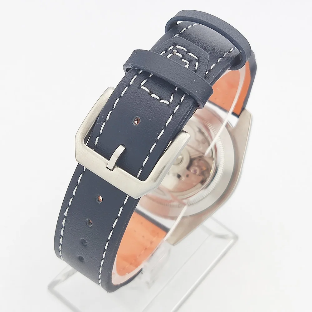 Часы OUMASHI-38 мм NH35 деловые повседневные модные водонепроницаемые механические