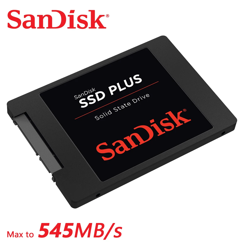 

100% Sandisk SSD Plus 480GB 240GB 120GB SATA III 2.5" laptop notebook solid state disk SSD Internal Solid State Hard Drive Disk