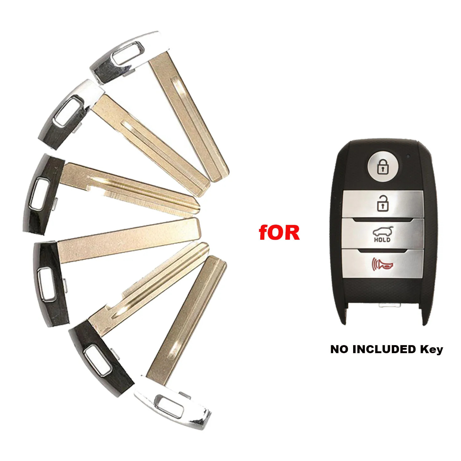 Чехол для ключа jingyuqin Blade Only для KIA Ceed K3 K4 K5 Sportage R QL KX5 Sorento KX3 KS3 RIO Cerato Optima Frote Soul