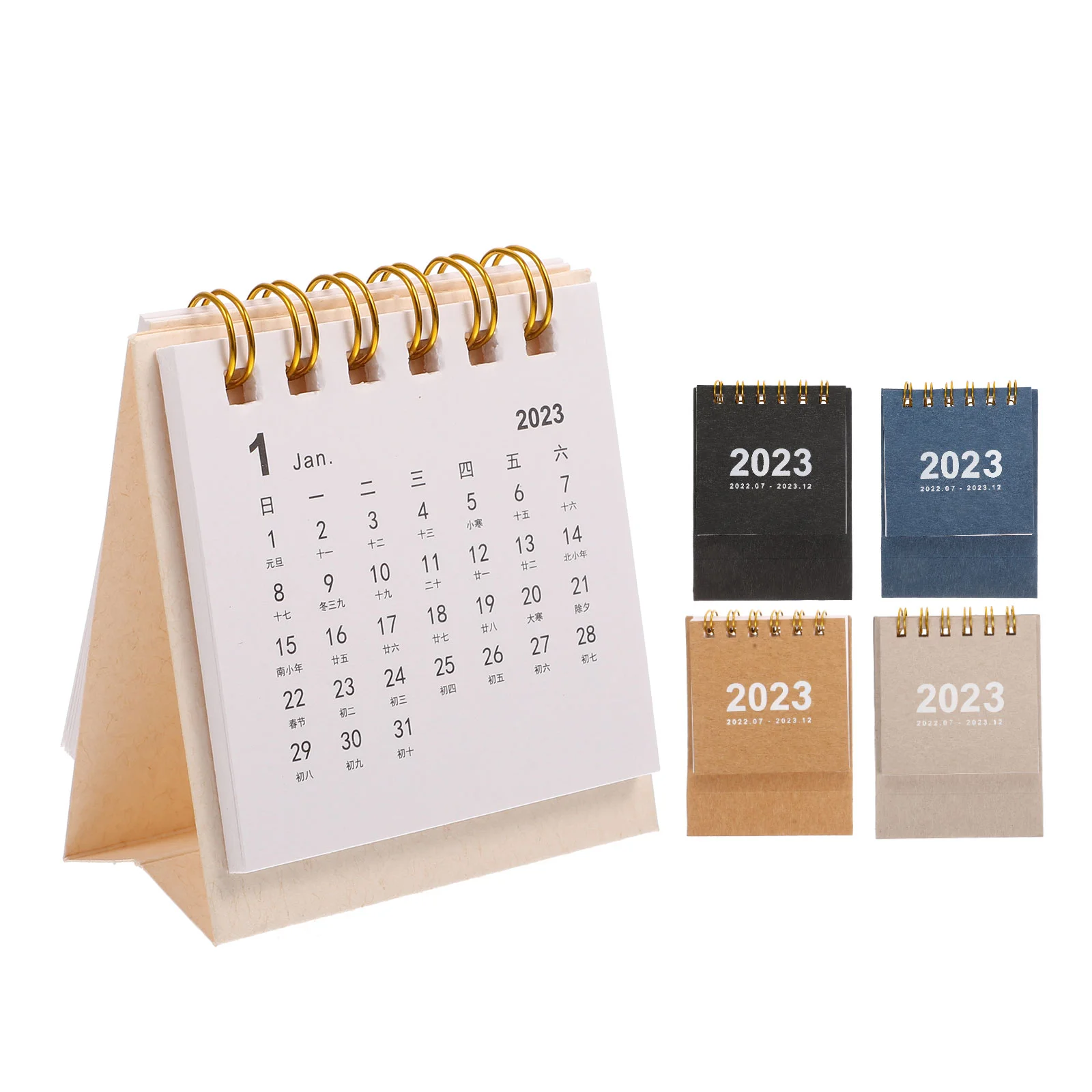 Настольный календарь 2023, ежемесячный мини-планировщик, настольный офисный ежедневный календарь, настольный календарь
