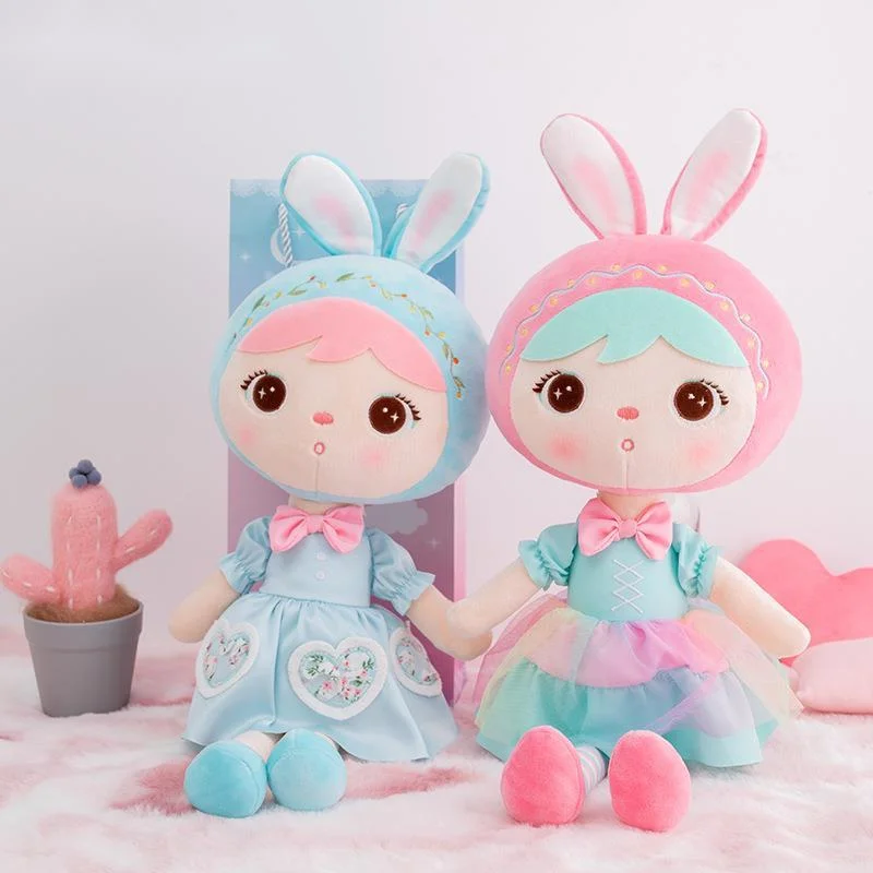 

2022 New 53cm Rabbits Metooed Plush Jibao Kepple Dolls In Lolita Style With Fashion Dress Soft Stuffed Plushies Birthday Gift