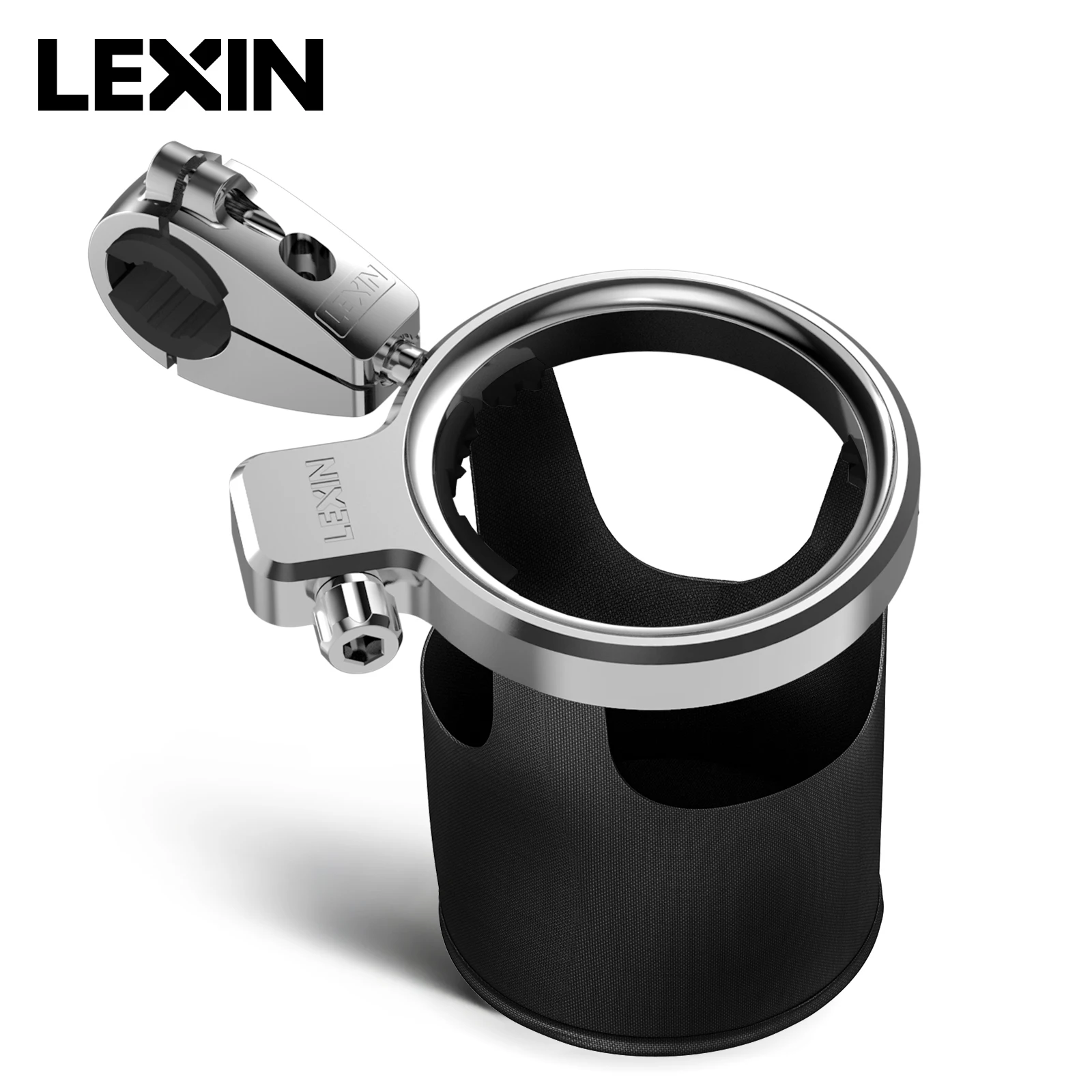 2023 LEXIN-C04 держатель чашки для мотоцикла для велоспорта с поворотным шариковым креплением на 360 °, металлический держатель для бутылки с повор...