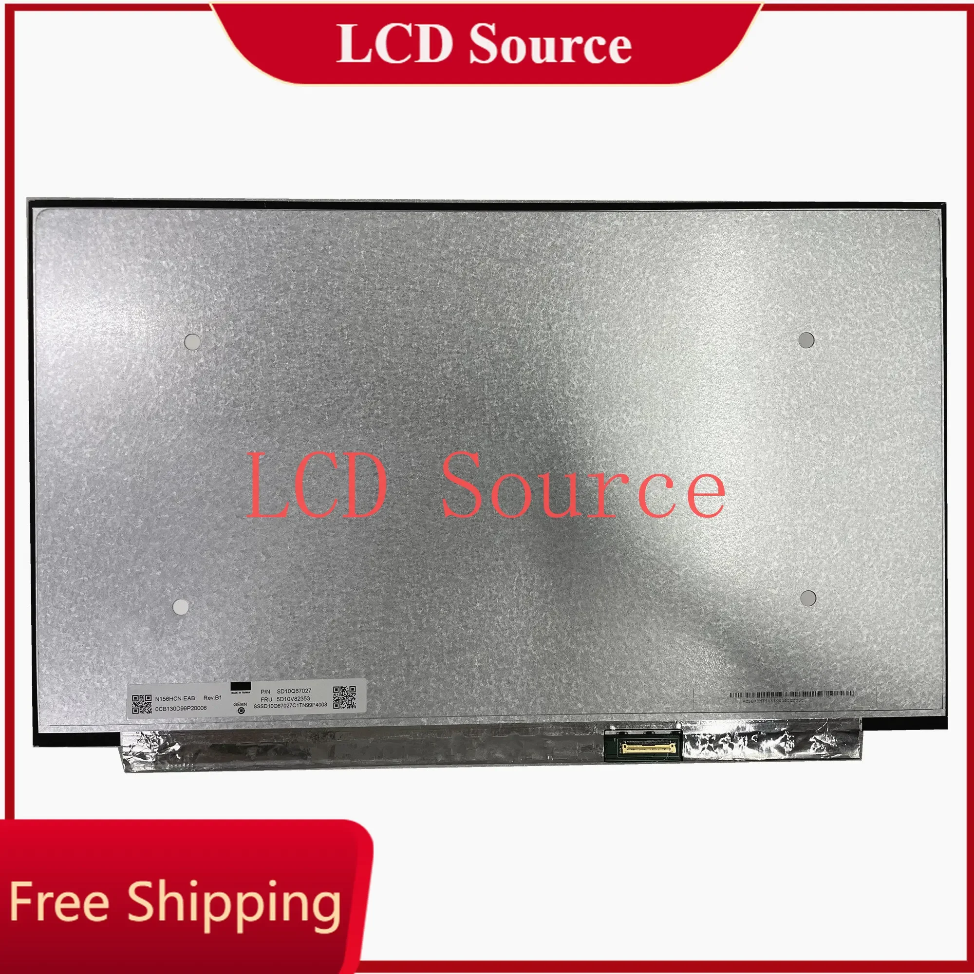 N156HCN-EAB EDP 40PINS 60HZ FHD Матовая панель дисплея Сенсорный ЖК-экран для ноутбука