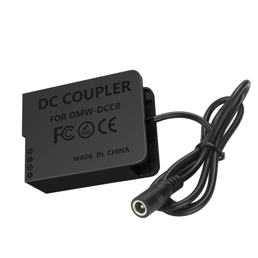 Фото Аккумулятор-муляж 5V Type-C DMW-BLC12 DMW-AC8 DMW-DCC8 DC Coupler для Panasonic DMC-G5 G6 G7 G8 GX8 G80 G81 G85 FZ200 FZ300 №3