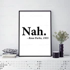 Роза Паркс на плакате, осведомленность о гражданских правилах, Картина на холсте, настенное художественное украшение для гостиной