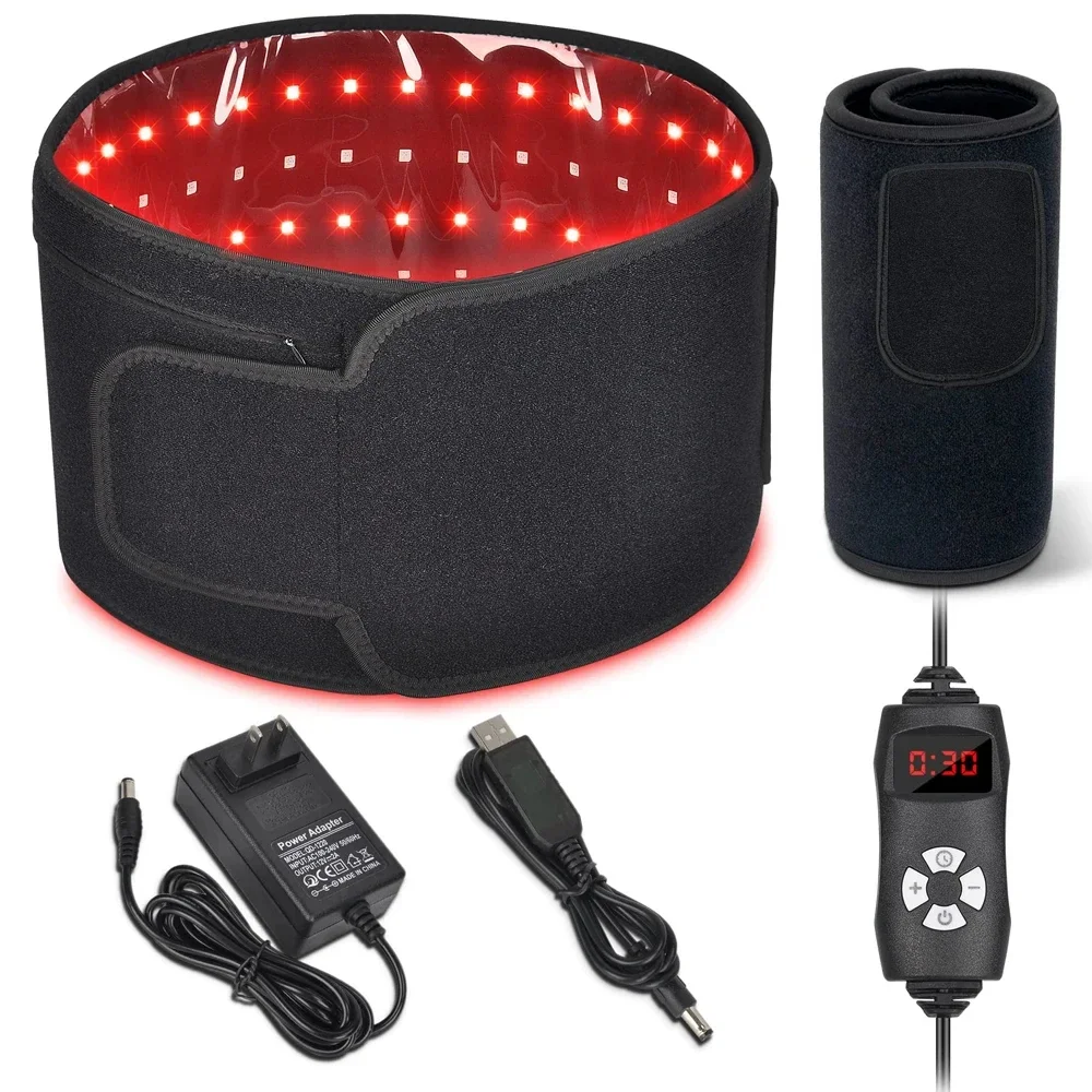 Красный и инфракрасный светодиодный пояс для терапии 850 нм 660 облегчение боли в