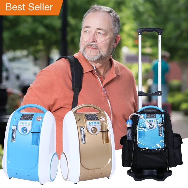 Генератор кислорода PSA Concentrador De Oxigeno Portatil Oxygen-concentrator 5л Портативный портативный