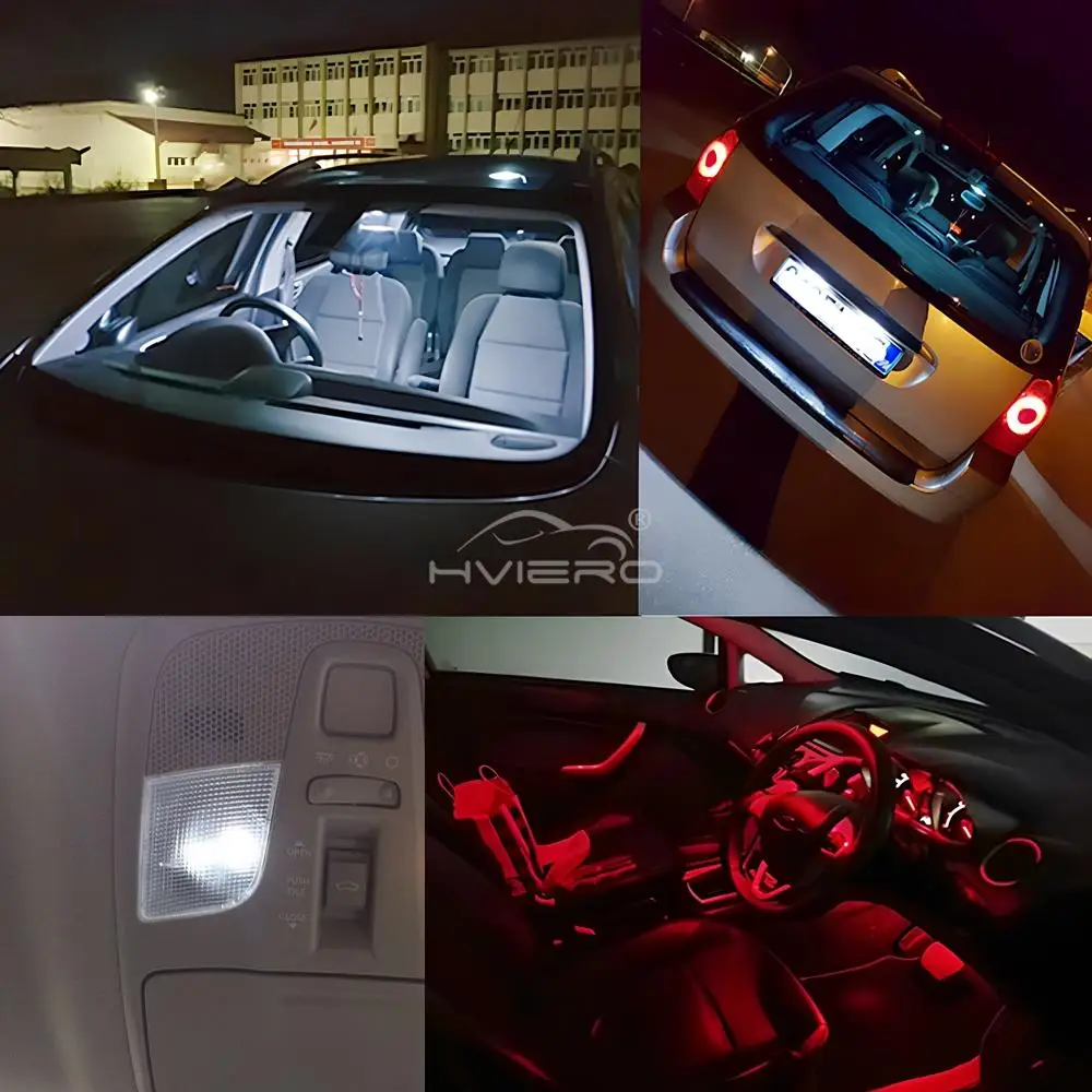 2X светодиоды для салона автомобиля T10 5050 12SMD 15SMD 24SMD 36SMD Пульт дистанционного