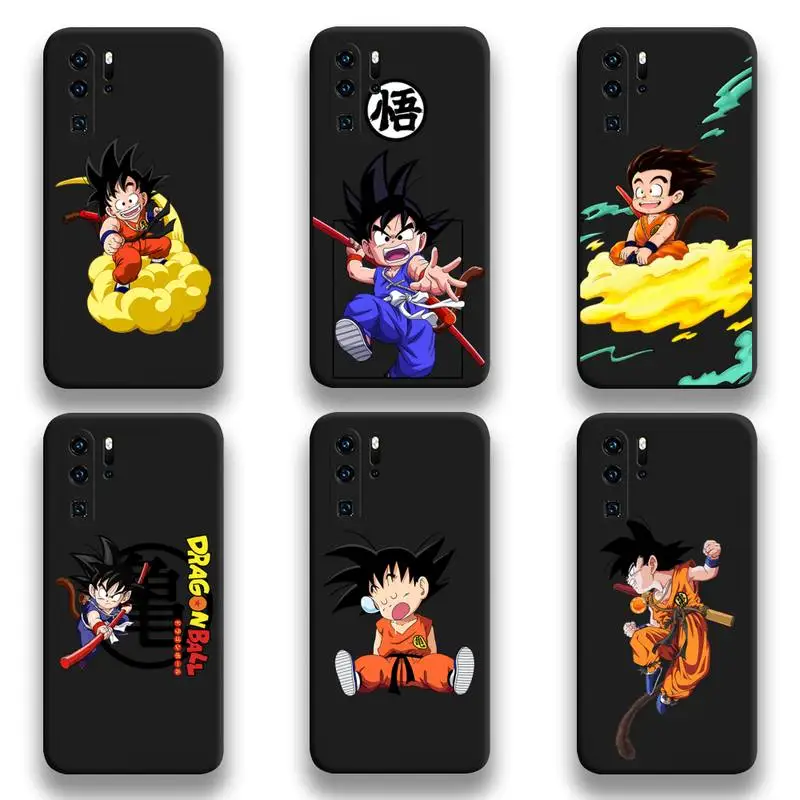 

Anime Dragon Ball Son Goku DBZ Phone Case For Huawei P20 P30 P40 lite E Pro Mate 40 30 20 Pro P Smart 2020
