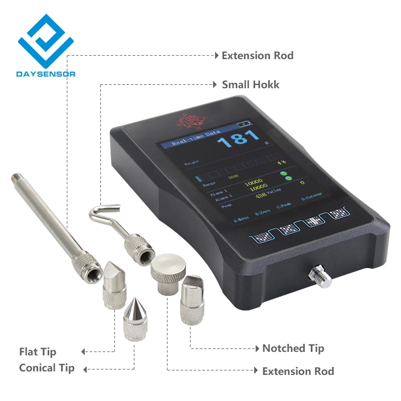 DY920 Daysensor Ручной контроллер дисплея измеритель силы счетчик толкания и