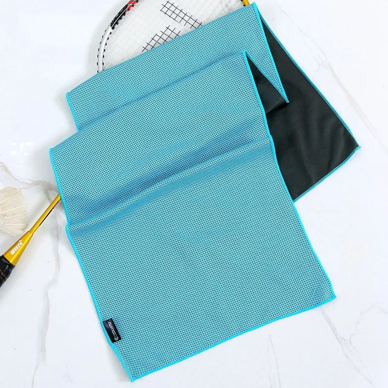 Фото Cooling Towel for Instant Cooling Relief, Reusable Sweat-Absorbent Super Soft Towel for Sports, Workout, Fitness, Swimming, Gym №5