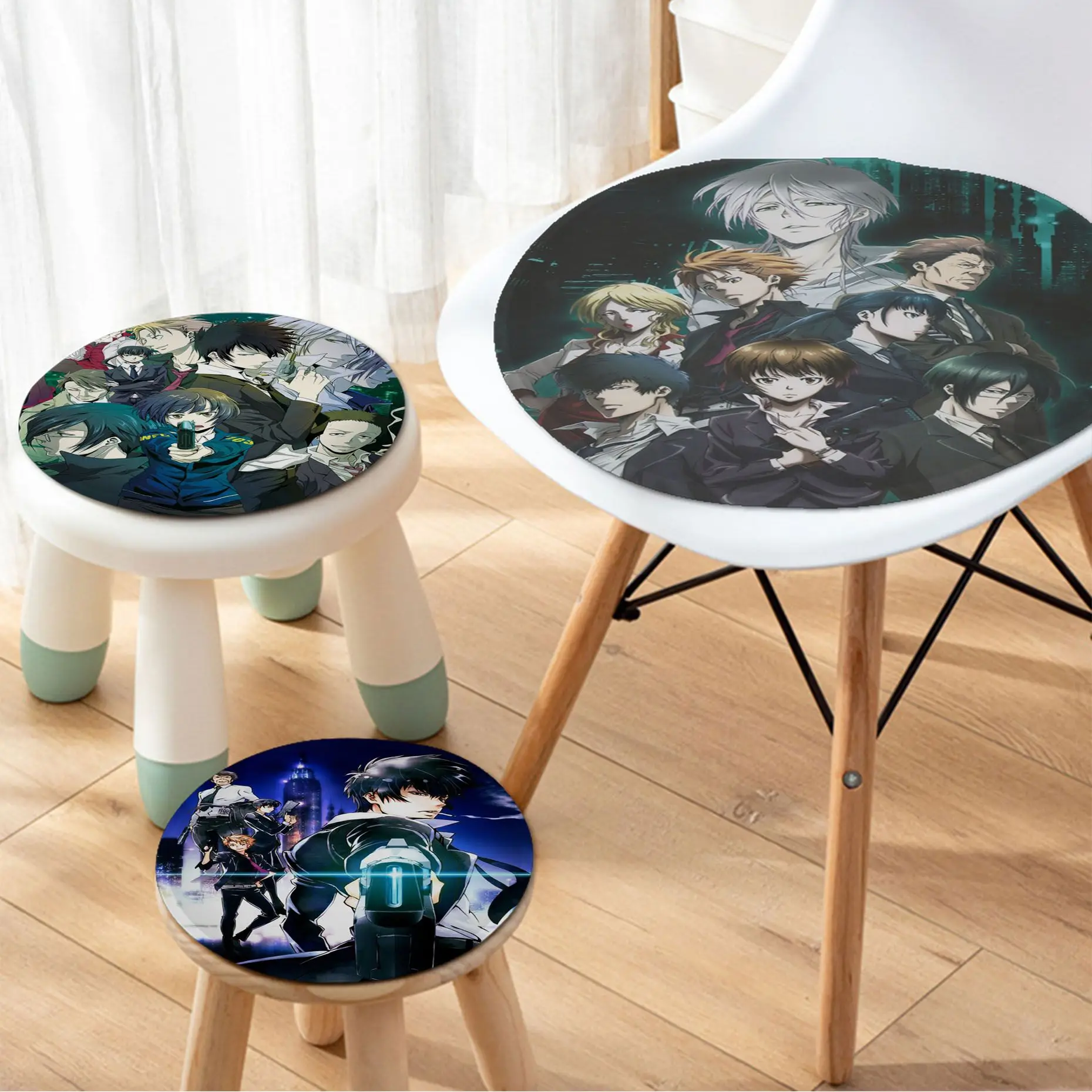 

Psycho-Pass Art Sofa Mat Dining Room Table Chair Cushions Unisex Fashion Anti-slip Sofa Decor Tatami