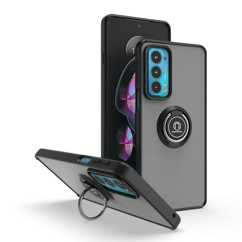 

Magnetic Ring Holder Case For Motorola Edge20 Pro G100 G22 G31 G20 G30 E20 E40 G50 Pure Shockproof Armor Phone Protective Cover