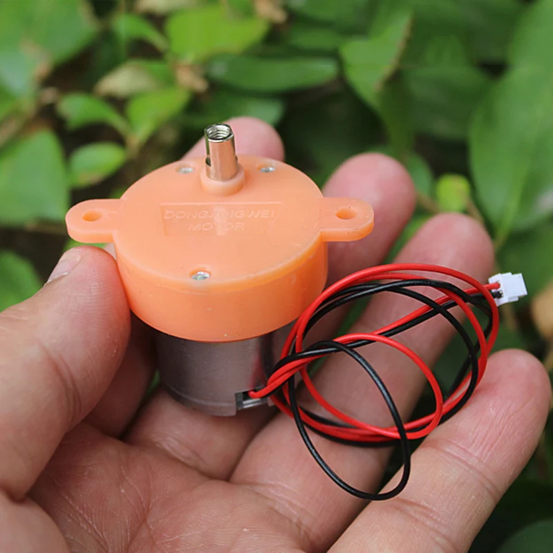 

Small 310 Gear Motor DC3V-12V 2RPM-7RPM Slow Speed Micro 32mm Turbo Worm Gearbox Gear Reduction Motor DIY Stage Lights Toy Model