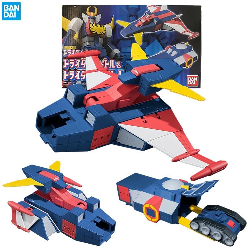 Фото Новые фигурки Bandai Trider G7: Набор Trider Jet, непобедимый робот Trider G7, аниме-игрушки, сборная модель, оригинальная коробка №1
