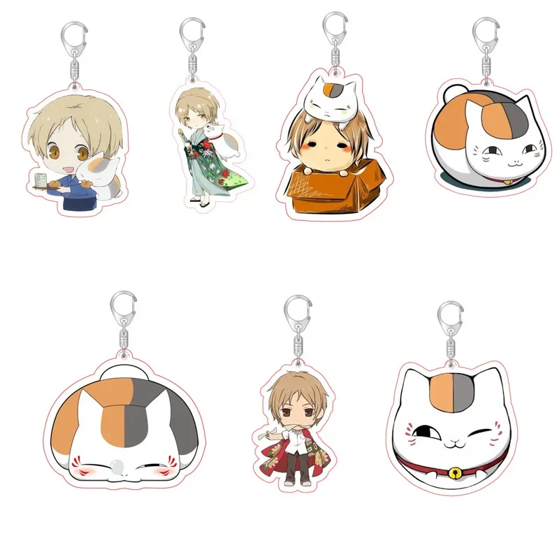 Акриловый брелок для ключей с персонажем аниме Madara Takashi Natsume эксклюзивный дизайн