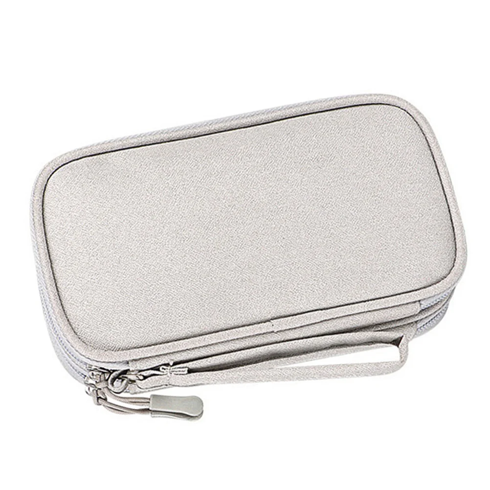 Сумка для хранения наушников набор цифровых аксессуаров путешествий Ткань