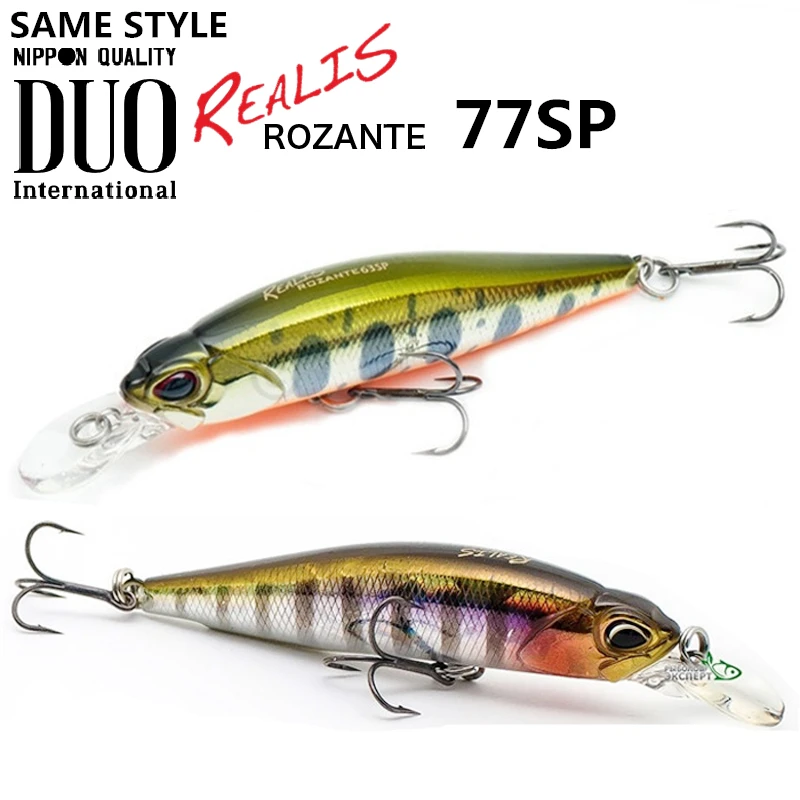 Фото Новая японская приманка LURETV DUO SAME STYLE, приманка с крючком Rozante 77SP, приманка с крючком Minotaur9063 №2