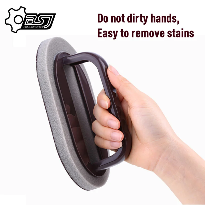 

Super Strong Decontamination Bath Brush Sponge Tile Rub Hot Sale Magic Powerful Kitchen Cleaning Tools With Handle Brown Black
