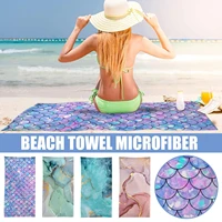 summer cushion swimming beach towel sport fitness yoga bath towel printing sand free quick dry beach towel microfiber bath160x80