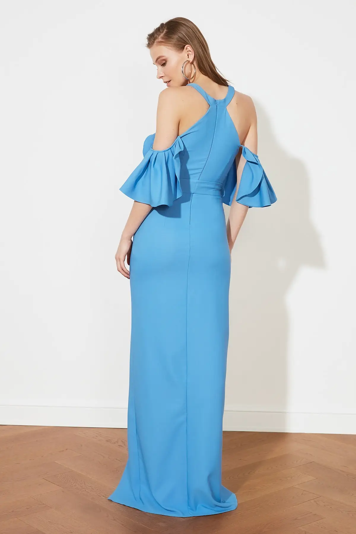 

Trendyol Collar Detail Evening Dress & Prom Gown TPRSS21AE0152