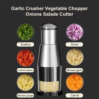 garlic crusher vegetable chopper hand pressed pat knife garlic press onions salads cutter kitchen accessories utensils items