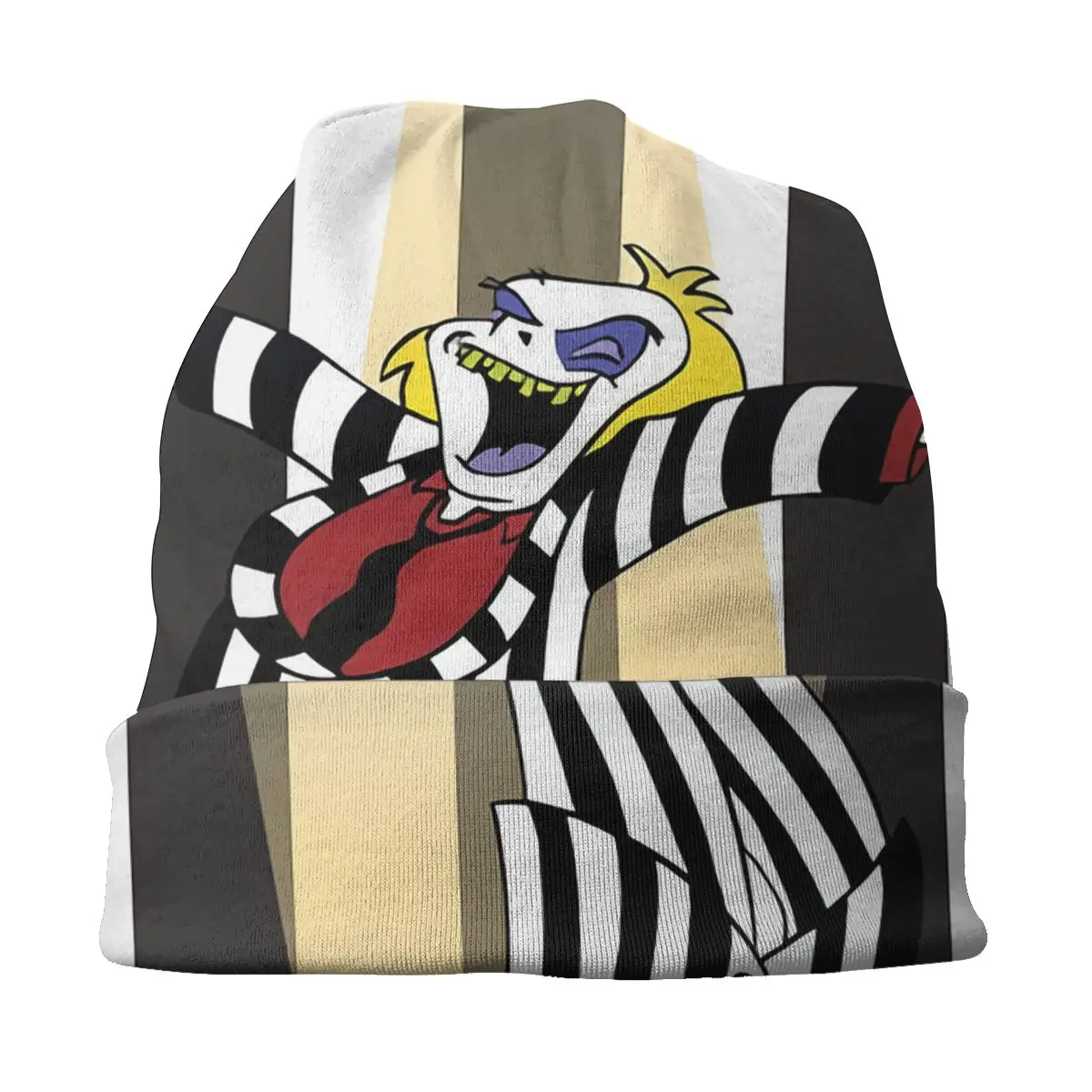 Мультяшная облегающая шапка от Beetlejuice вязаные шапки модные зимние теплые унисекс