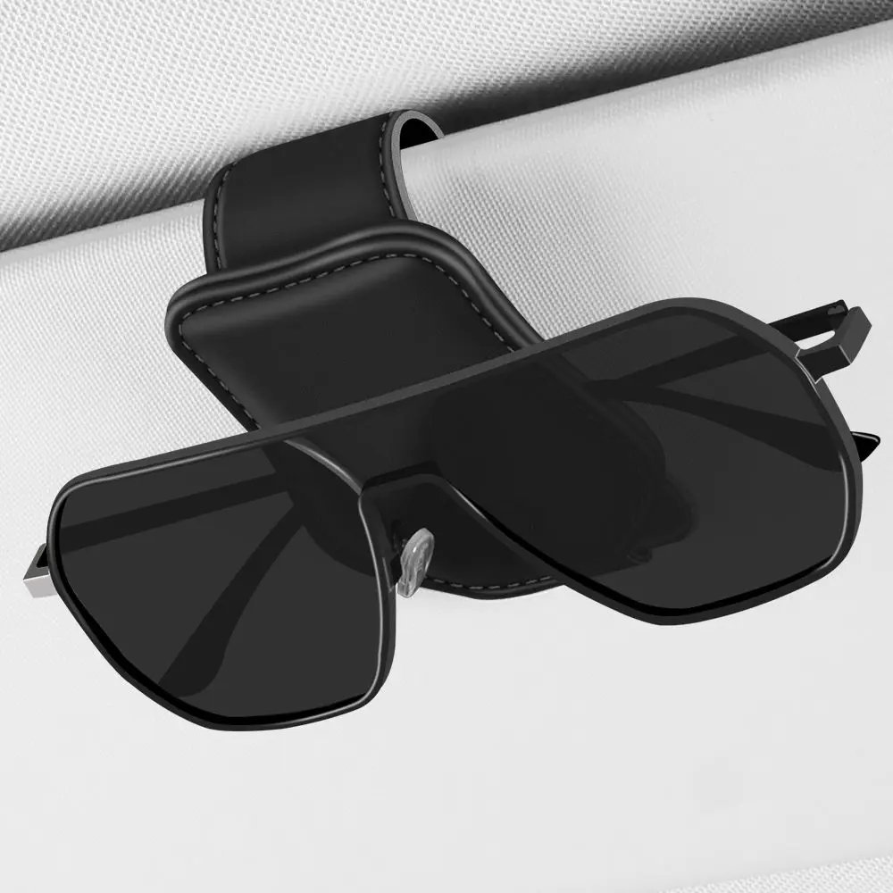 

Auto Glasses Holder Portable Ticket Card Clamp Sun Visor Sunglasses Clip Car Eyeglasses Case Car Mount Auto Accessories